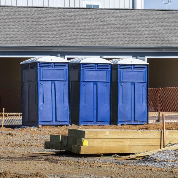 Heavy-duty construction site porta potty in Grand Junction, Colorado