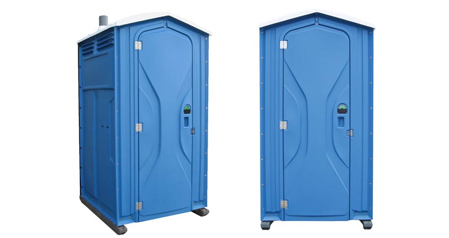 Long-term porta potty units on site in Grand Junction, Colorado